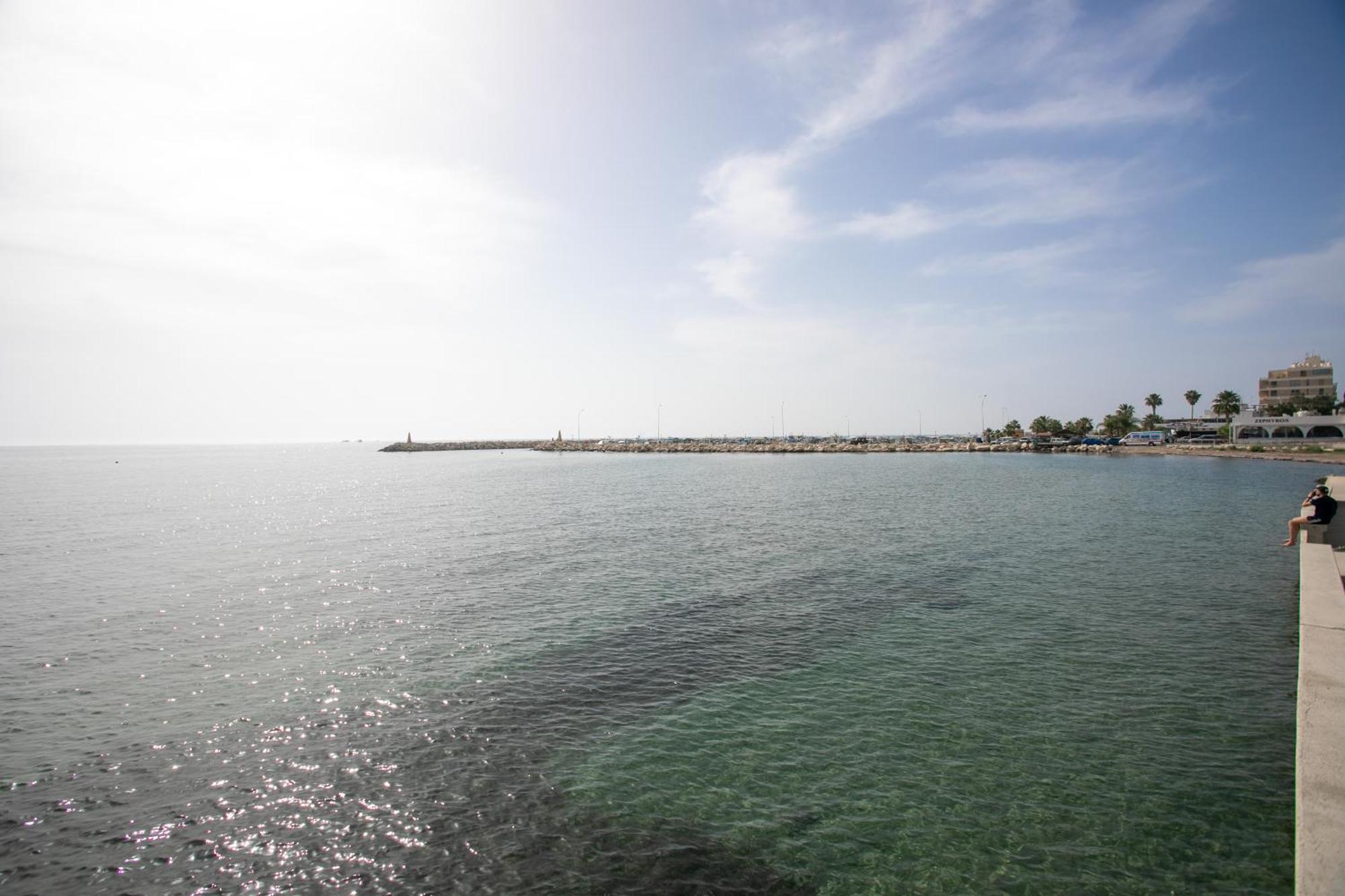 Palmove Luxurious Beachfront Apt Larnaca Buitenkant foto